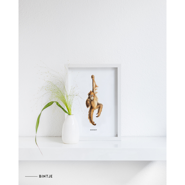 Poster Aap A: A4 - 5 stuks Poster Aap A: A4 - 5 stuks