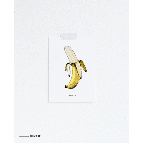 Ansichtkaart Banana - 10 stuks Ansichtkaart Banana - 10 stuks