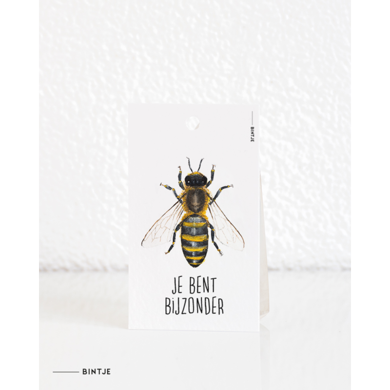 Gift tag Honey Bee