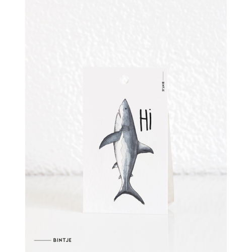 Gift tag Shark
