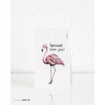 Cadeaukaartjes Flamingo - 20 stuks