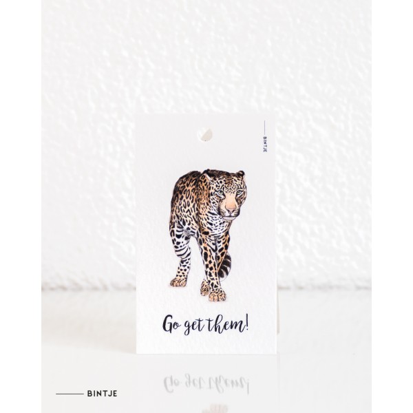 Cadeaukaartjes Luipaard - 20 stuks Cadeaukaartjes Luipaard - 20 stuks