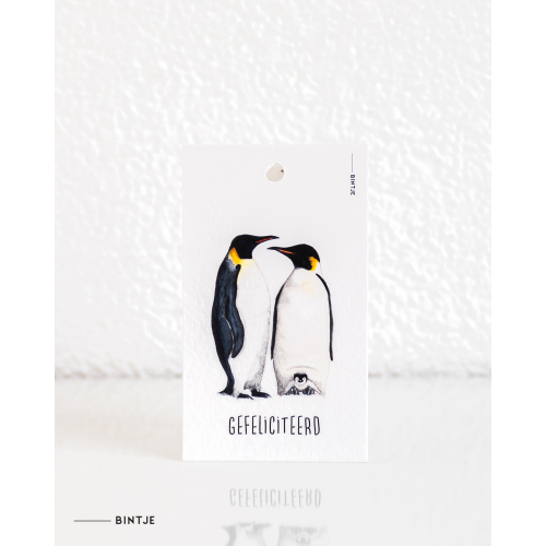 Gift tag Penguins