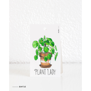 Gift tag Plant Pilea
