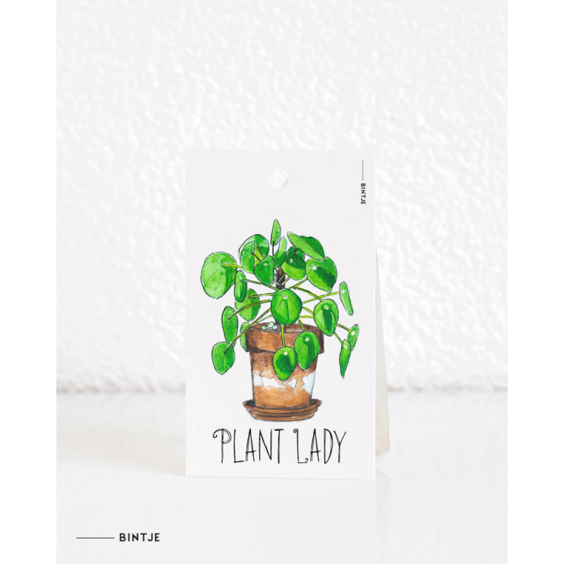 Gift tag Plant Pilea