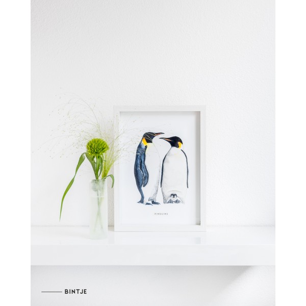 Poster Pinguins A: A4 - 6 stuks Poster Pinguins A: A4 - 6 stuks