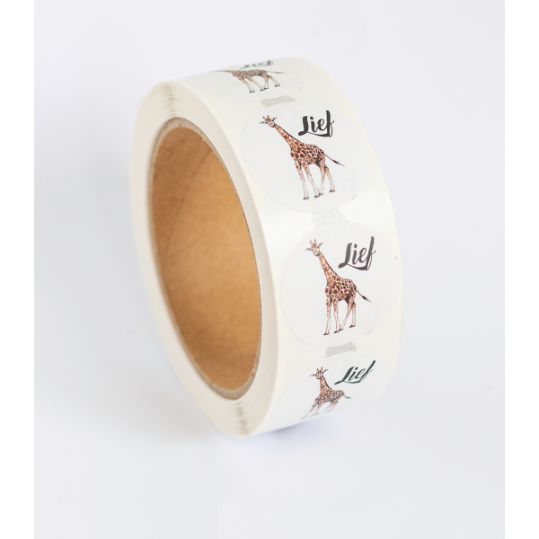 Stickers Giraf op rol Stickers Giraf op rol