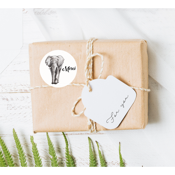Stickers Olifant op rol Stickers Olifant op rol