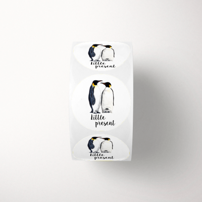 Stickers Pinguins op rol