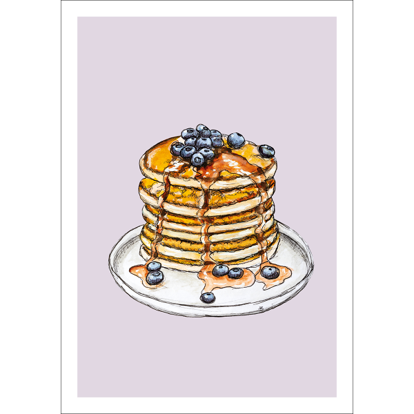 Ansichtkaart Food Pancake - 10 stuks
