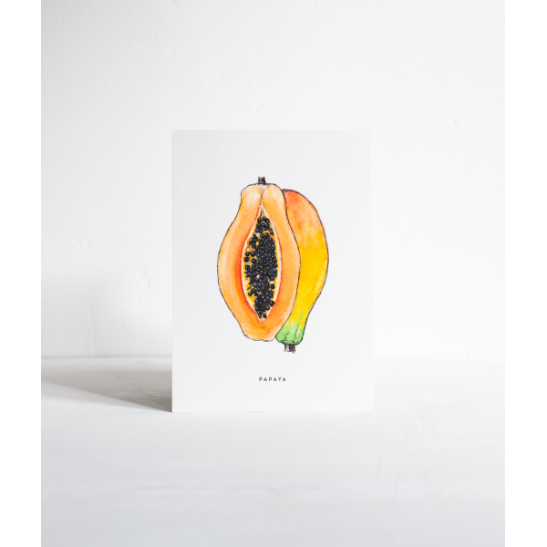 Ansichtkaart Papaya - 10 stuks