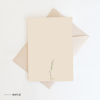 Greeting card Flower Oprechte deelneming - 10 pieces