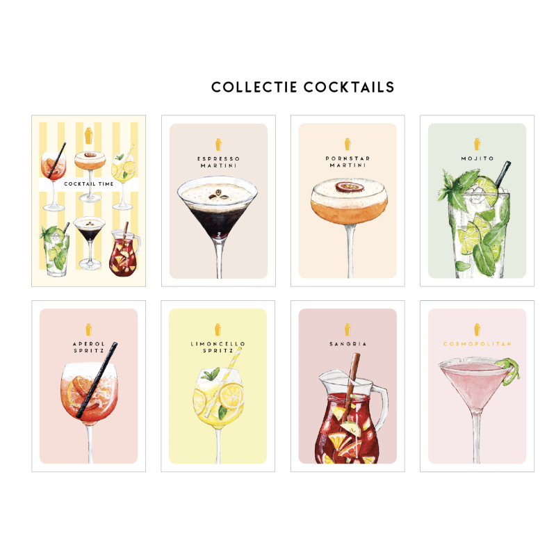 Kaartjes voor automaat Cocktails 50 stuks