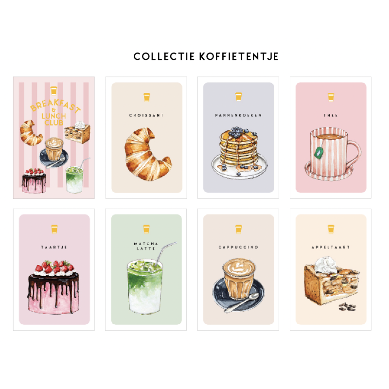 Kaartjes voor automaat ontbijt/lunch 50 stuks