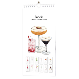 Birthday calender cocktails - 6 pieces