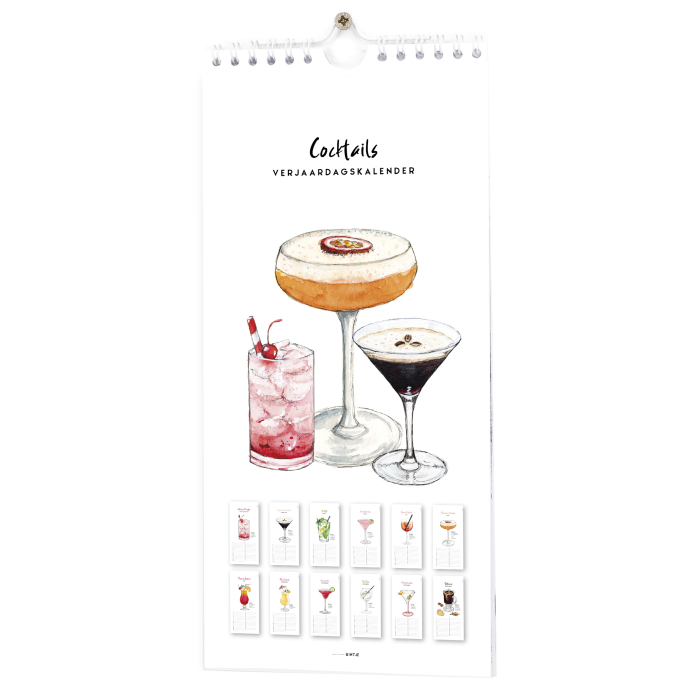 Birthday calender cocktails - 6 pieces