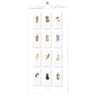 Birthday calender animals - 6 pieces