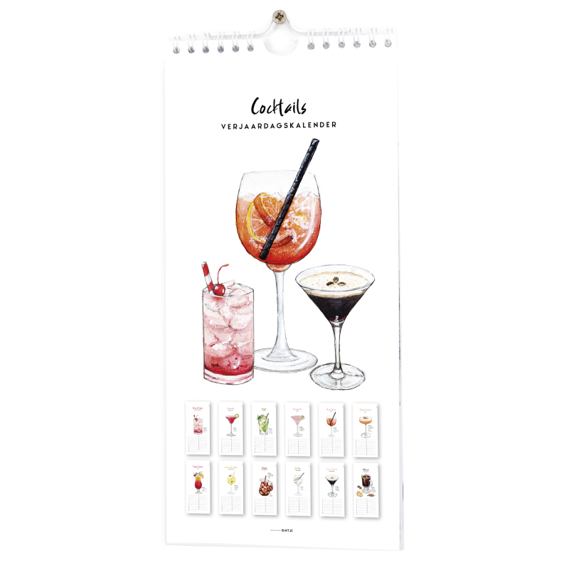 Birthday calender cocktails - 6 pieces
