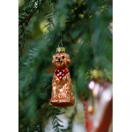 Kerstbal Labradoodle - 4 stuks 
