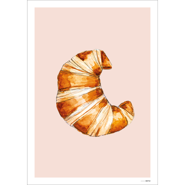 Poster Food Croissant 15x20cm Poster Food Croissant 15x20cm