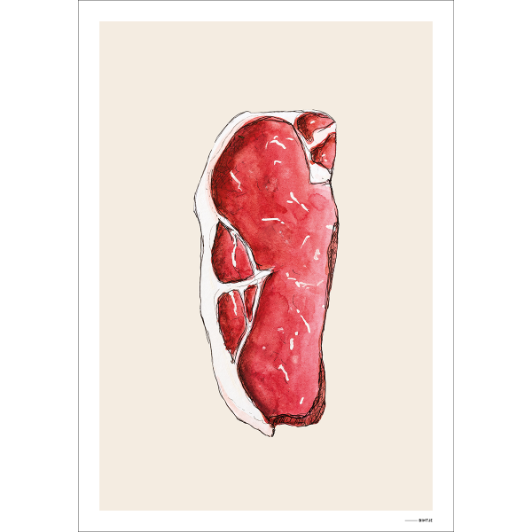 Poster Food Steak 15x20cm Poster Food Steak 15x20cm