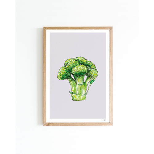 Poster F Broccoli A4 6 st.