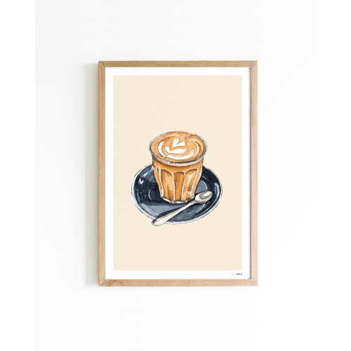 Poster F Cappuccino A4 6 st.