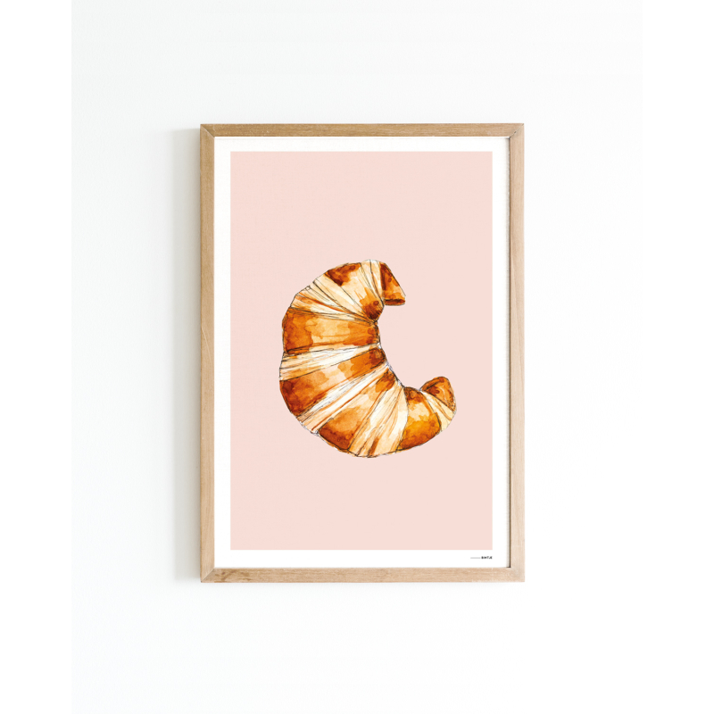 Mini poster Croissant 15x20cm 15x20 6 st.