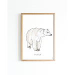 A. Poster Ijsbeer A4 6 st.