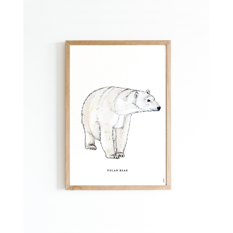 A. Poster Ijsbeer A4 6 st.