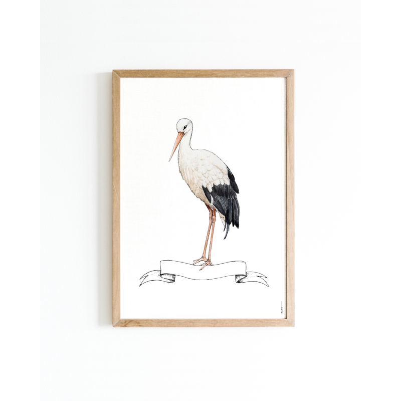Poster Stork A4 6 st.