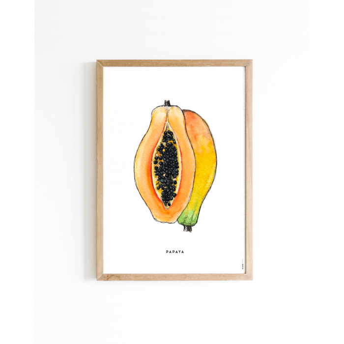Poster Papaya A4 6 st.