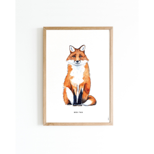 Mini poster Fox 15x20 6 st.