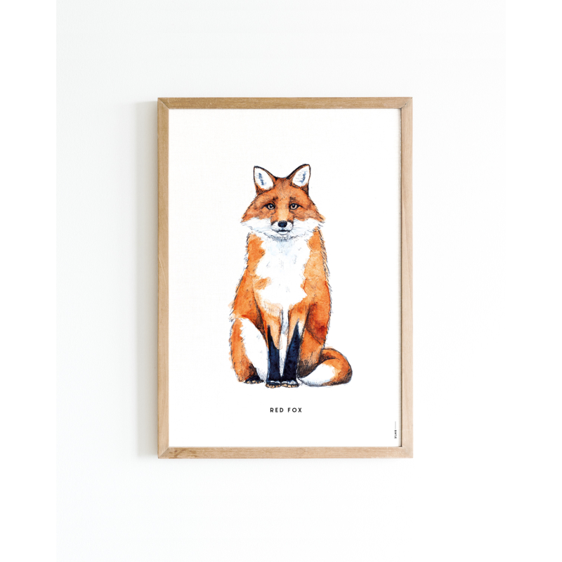 Mini poster Fox 15x20 6 st.