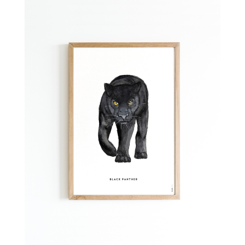 Poster Black panther A4 6 st.