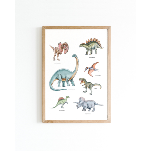 Poster Dino's 30x40 4 st.