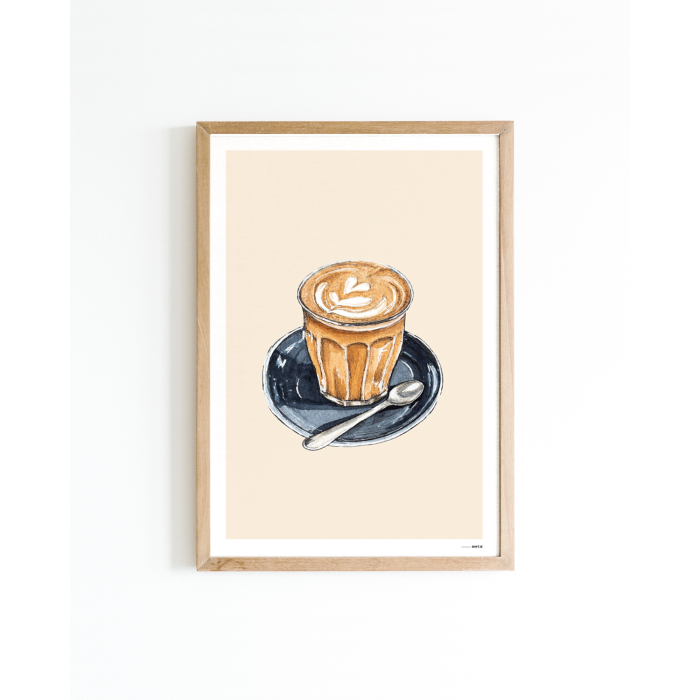 Mini poster Cappuccino 15x20 6 st