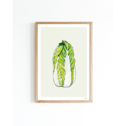 Mini poster Cabbage 15x20 6 st