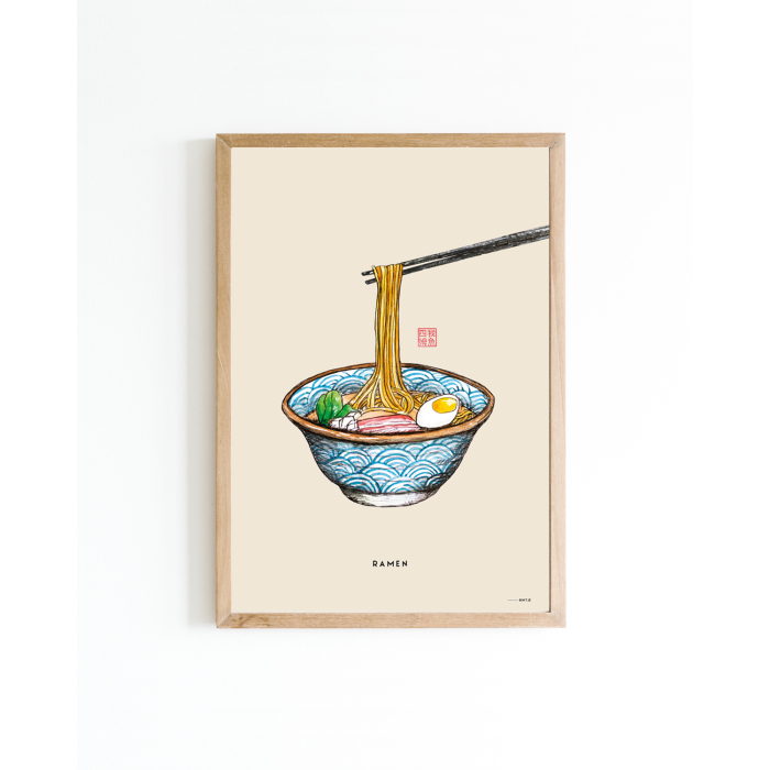 Mini poster Asia Ramen 15x20 6 st.