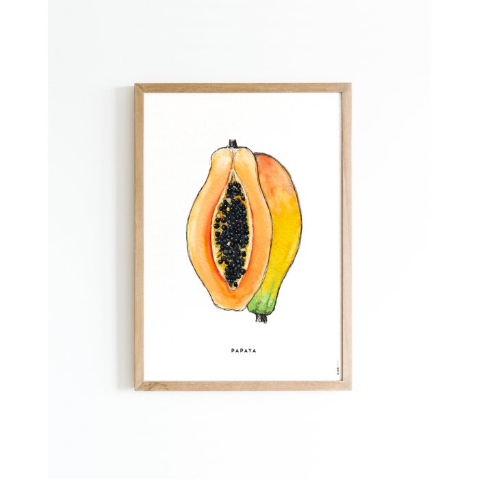 Poster Papaya A4 6 st.