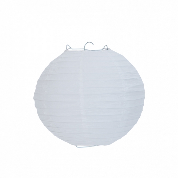 Bol lampion wit 20cm 5stuks Bol lampion wit 20cm 5stuks
