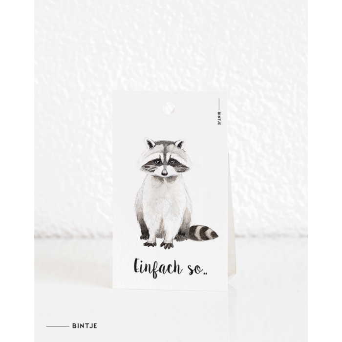 Cadeaukaartjes Wasbeer DUITS - 20 stuks Cadeaukaartjes Wasbeer DUITS - 20 stuks
