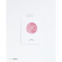 Sterrenbeeld kaart roze 120 st.