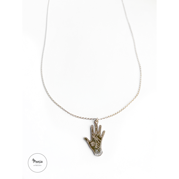 Ketting: Handlezer zilver - 3 Kettingen Ketting: Handlezer zilver - 3 Kettingen