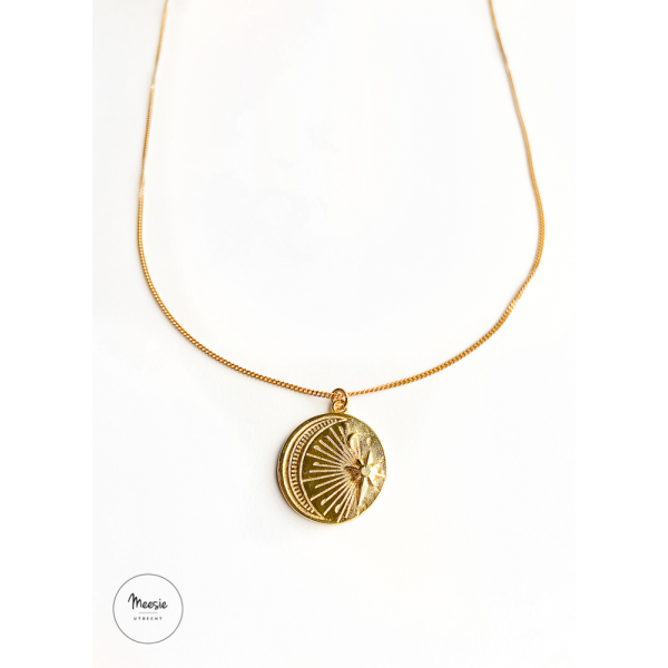 Ketting: MoonStar goud op zilver - 3 kettingen Ketting: MoonStar goud op zilver - 3 kettingen