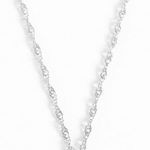 Ketting: Twisted ketting zilver - 3 stuks Ketting: Twisted ketting zilver - 3 stuks