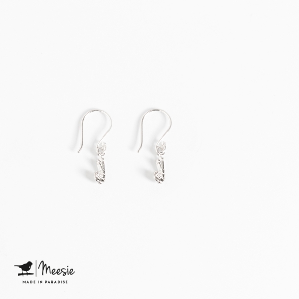 Oorbellen Hangers Garnaaltje zilver - 3 sets Oorbellen Hangers Garnaaltje zilver - 3 sets