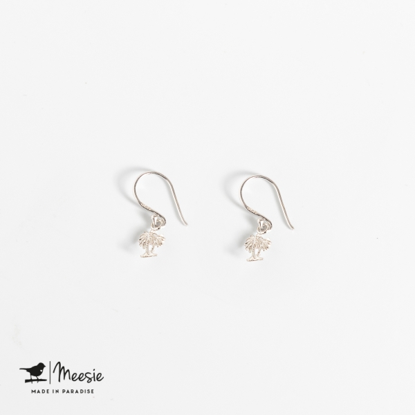 Oorbellen Hangers Palmboom zilver - 3 sets Oorbellen Hangers Palmboom zilver - 3 sets