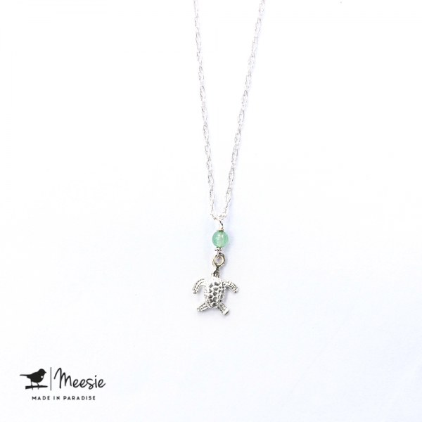 Ketting: Schildpad bedel zilver - 3 stuks Ketting: Schildpad bedel zilver - 3 stuks