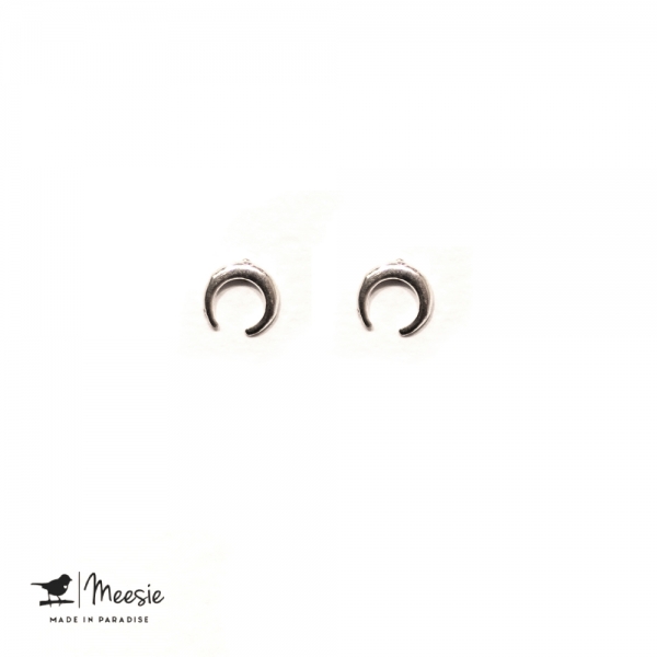 Oorbellen Studs Maantjes zilver - 3 sets Oorbellen Studs Maantjes zilver - 3 sets